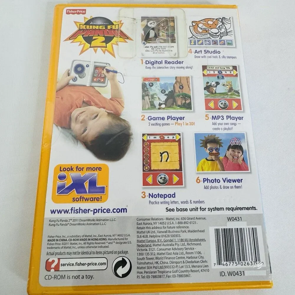 5 for $25| Price iXL Kung Fu‎ Panda 2 Learning System 3D Game 2011